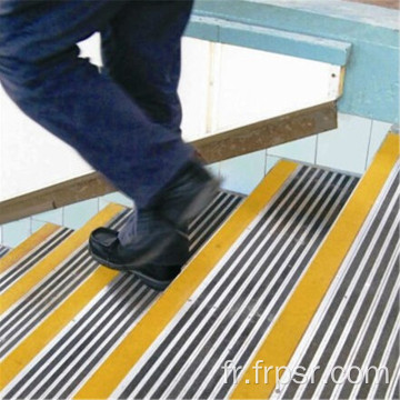 Couvercle de marche d&#39;escalier antidérapant en fibre de verre FRP GRP
